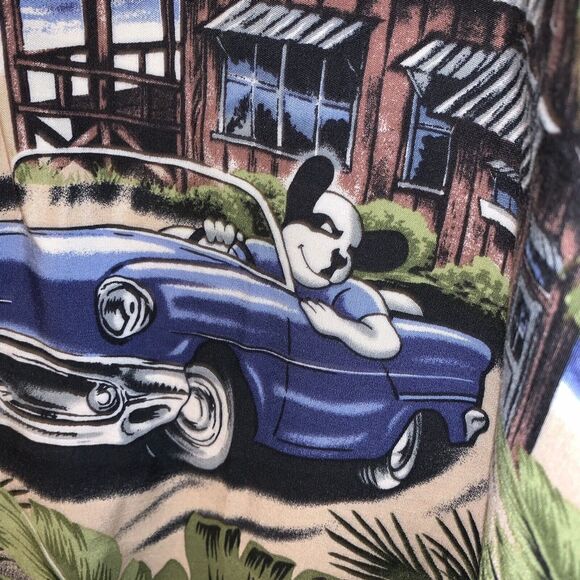 Vintage Authentic Big Dogs button down shirt 3X / dog in car - Picture 6 of 11